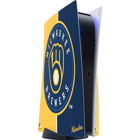 MLB Milwaukee Brewers Split PS5 Console Skin