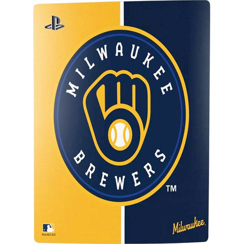 MLB Milwaukee Brewers Split PS5 Console Skin