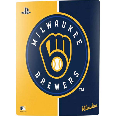 MLB Milwaukee Brewers Split PS5 Digital Edition Bundle Skin