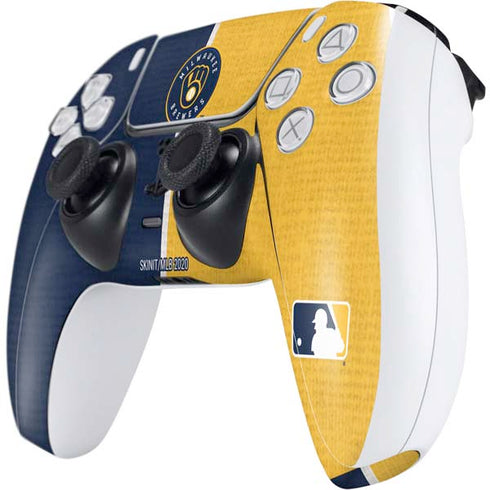 MLB Milwaukee Brewers Split PS5 Controller Skin