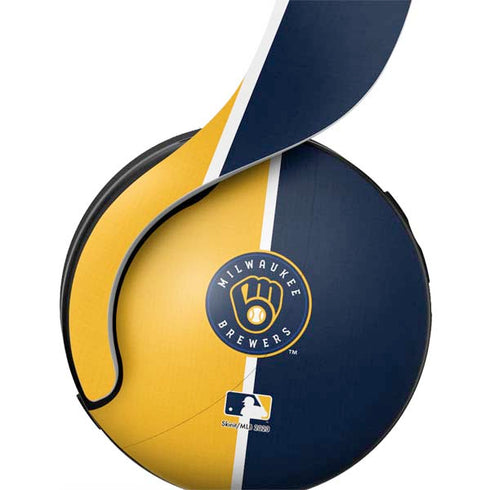 MLB Milwaukee Brewers Split PULSE 3D Wireless Headset for PS5 Skin