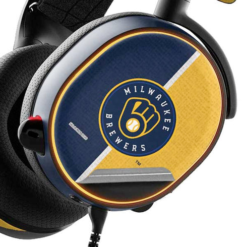 MLB Milwaukee Brewers Split SteelSeries Arctis 3 Skin