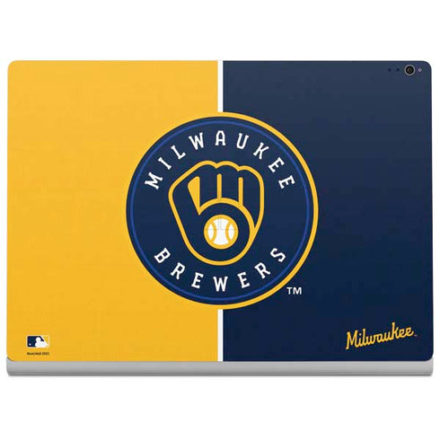 MLB Milwaukee Brewers Split Surface Book 2 15in Skin