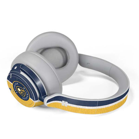 MLB Milwaukee Brewers Split Surface Headphones Skin