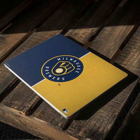 MLB Milwaukee Brewers Split Surface Laptop 3 13.5in Skin