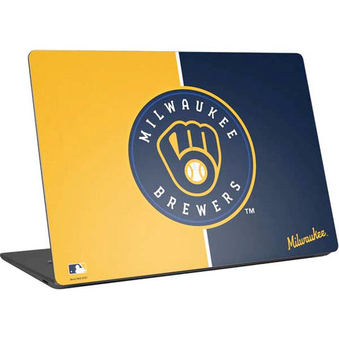 MLB Milwaukee Brewers Split Surface Laptop 4 15in Skin