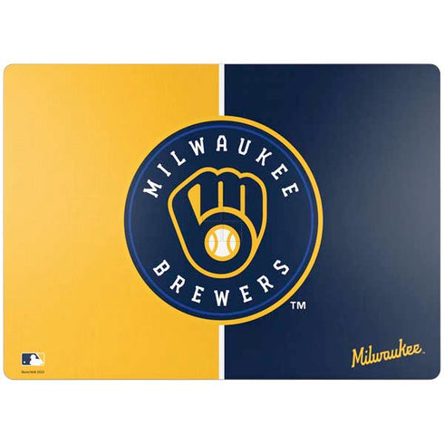 MLB Milwaukee Brewers Split Surface Laptop 4 15in Skin