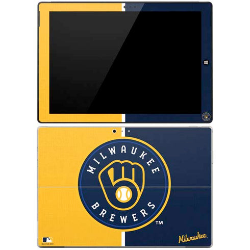 MLB Milwaukee Brewers Split Surface Pro 3 Skin