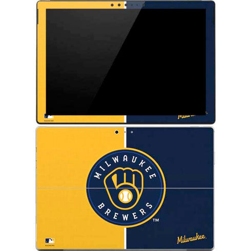 MLB Milwaukee Brewers Split Surface Pro 4 Skin