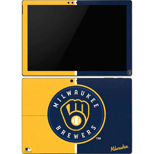 MLB Milwaukee Brewers Split Surface Pro 6 Skin