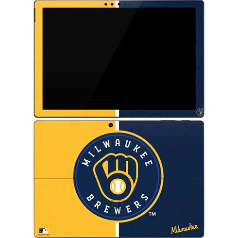 MLB Milwaukee Brewers Split Surface Pro 7 Skin