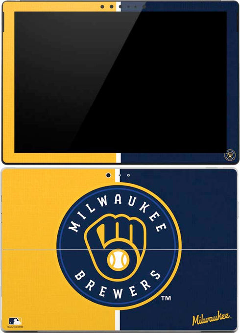 MLB Milwaukee Brewers Split Surface Pro (2017) Skin