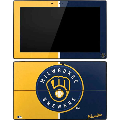MLB Milwaukee Brewers Split Surface Pro Tablet Skin