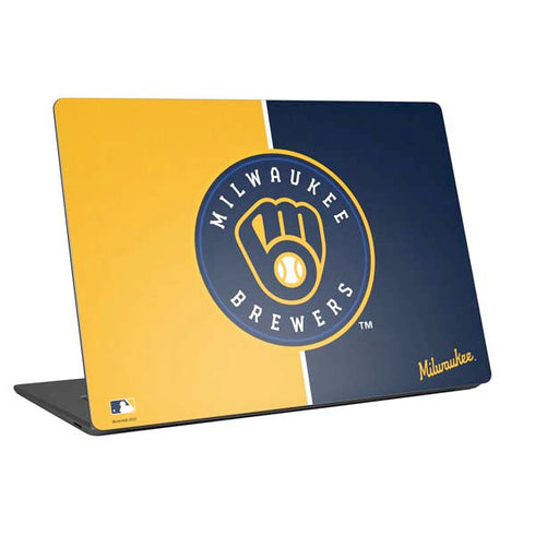 MLB Milwaukee Brewers Split Universal Laptop 18in (14.6 x 10.6in) Skin
