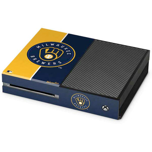 MLB Milwaukee Brewers Split Xbox One Console Skin