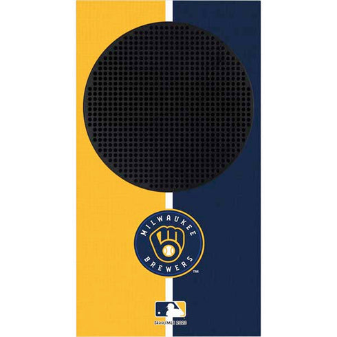 MLB Milwaukee Brewers Split Xbox Series S Console Skin