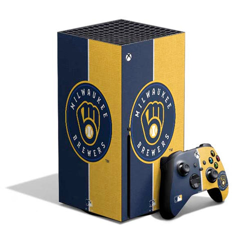 MLB Milwaukee Brewers Split Xbox Series X Bundle Skin