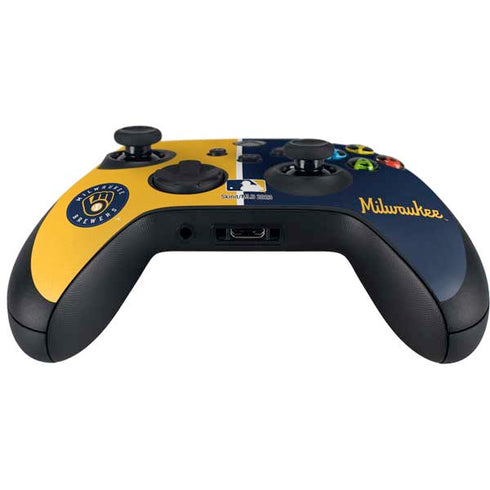 MLB Milwaukee Brewers Split Xbox Series X Controller Skin