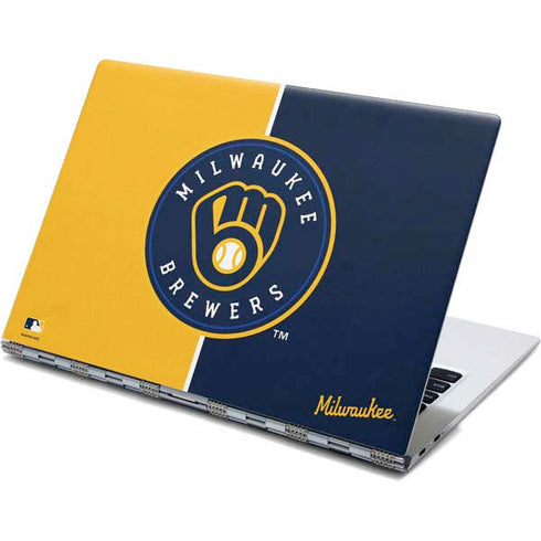 MLB Milwaukee Brewers Split Yoga 910 2-in-1 14in Touch-Screen Skin