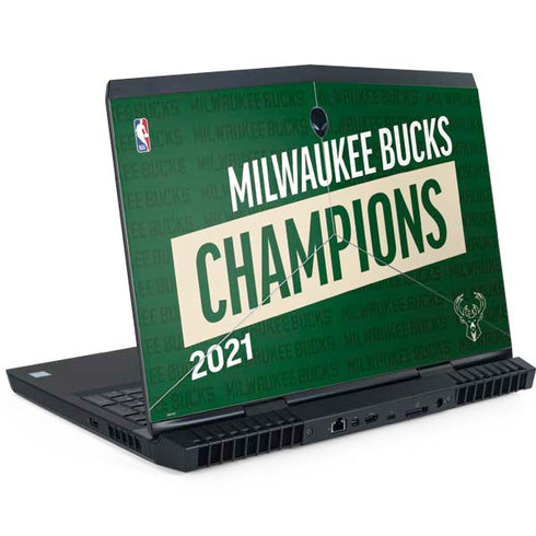 NBA Milwaukee Bucks 2021 Champions Dell Alienware Skin