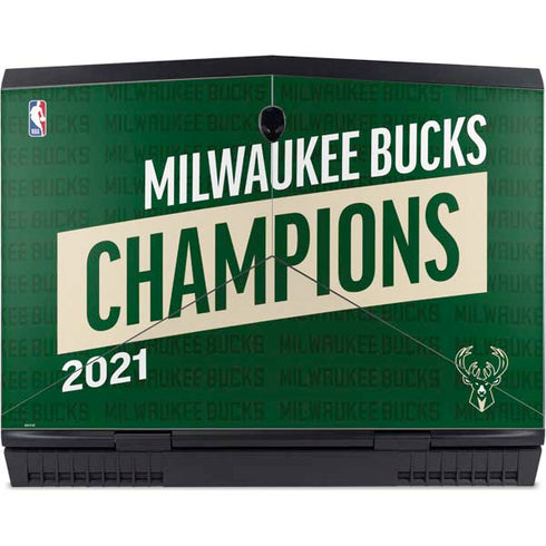 NBA Milwaukee Bucks 2021 Champions Dell Alienware Skin