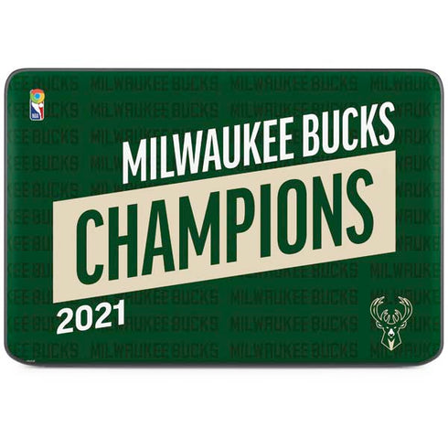 NBA Milwaukee Bucks 2021 Champions HP Chromebook Skin