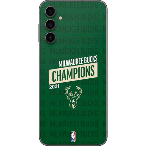 NBA Milwaukee Bucks 2021 Champions Galaxy A14 5G Skin