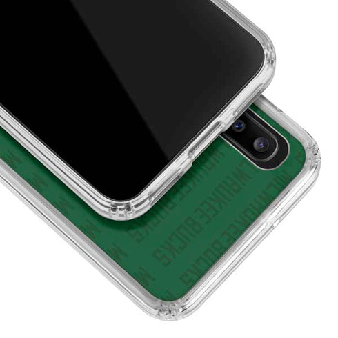 NBA Milwaukee Bucks 2021 Champions Galaxy A30 Clear Case
