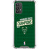 NBA Milwaukee Bucks 2021 Champions Galaxy A32 5G Clear Case