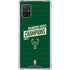 NBA Milwaukee Bucks 2021 Champions Galaxy A51 5G Clear Case