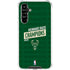 NBA Milwaukee Bucks 2021 Champions Galaxy A54 5G Clear Case