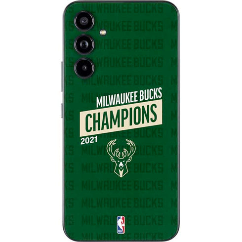 NBA Milwaukee Bucks 2021 Champions Galaxy A54 5G Skin
