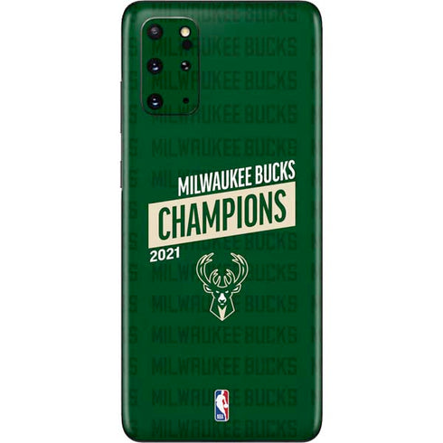 NBA Milwaukee Bucks 2021 Champions Galaxy S20 Plus Skin