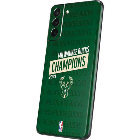NBA Milwaukee Bucks 2021 Champions Galaxy S21 5G Skin
