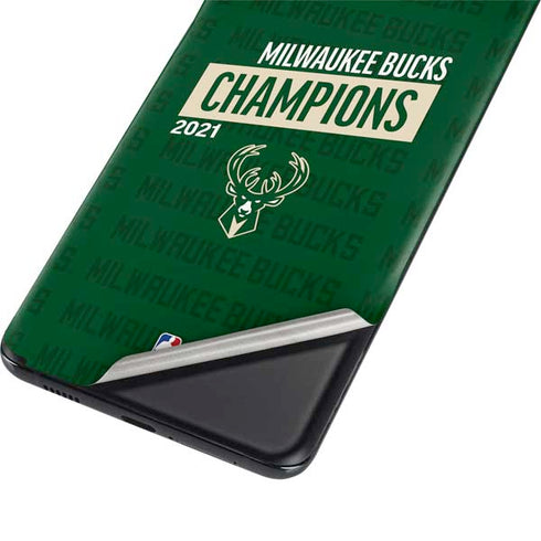 NBA Milwaukee Bucks 2021 Champions Galaxy S21 5G Skin