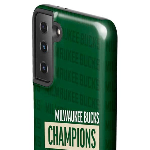 NBA Milwaukee Bucks 2021 Champions Galaxy S21 Plus 5G Pro Case