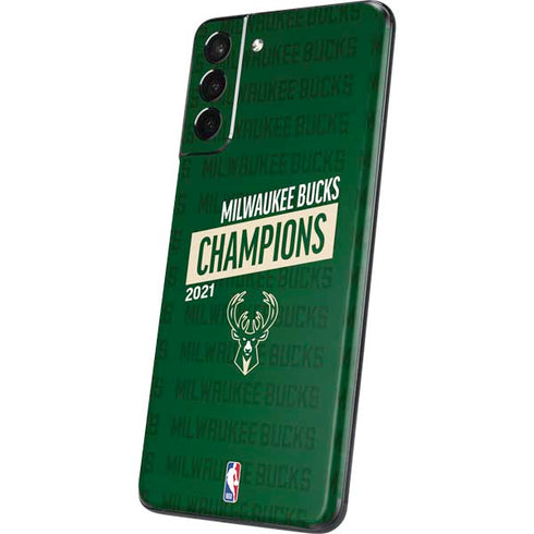 NBA Milwaukee Bucks 2021 Champions Galaxy S21 Plus 5G Skin