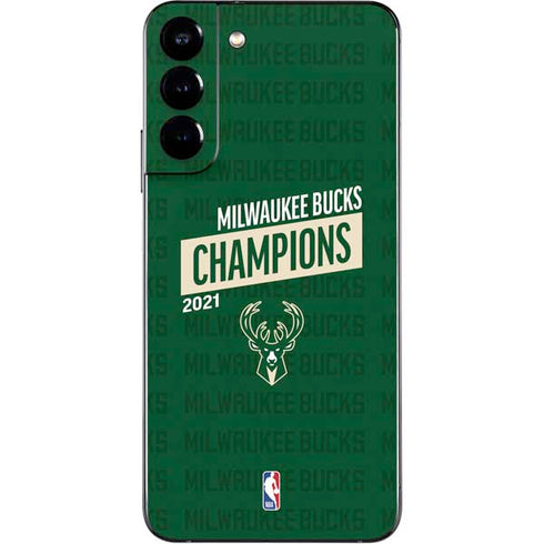 NBA Milwaukee Bucks 2021 Champions Galaxy S22 Plus Skin