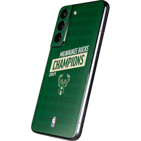 NBA Milwaukee Bucks 2021 Champions Galaxy S22 Skin