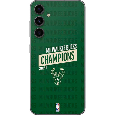 NBA Milwaukee Bucks 2021 Champions Galaxy S23 FE Skin