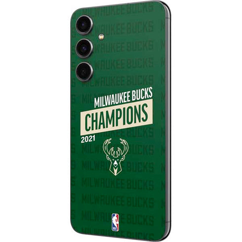 NBA Milwaukee Bucks 2021 Champions Galaxy S23 FE Skin