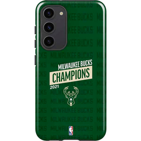 NBA Milwaukee Bucks 2021 Champions Galaxy S23 Plus Pro Case