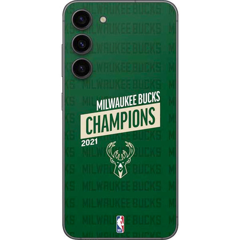 NBA Milwaukee Bucks 2021 Champions Galaxy S23 Plus Skin