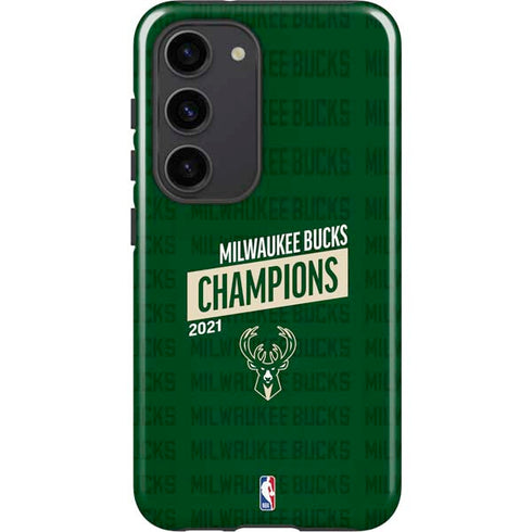 NBA Milwaukee Bucks 2021 Champions Galaxy S23 Pro Case