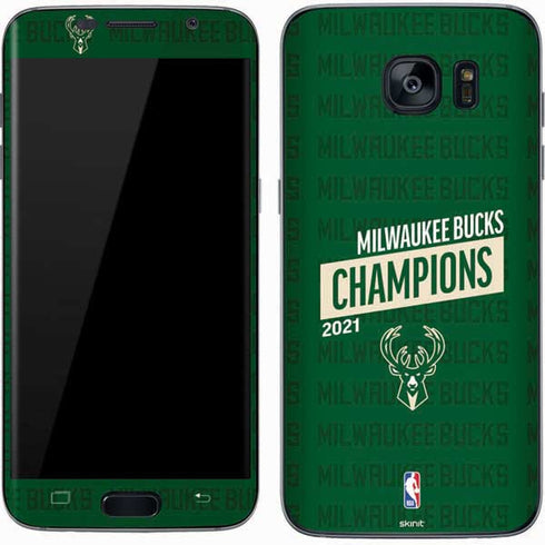 NBA Milwaukee Bucks 2021 Champions Galaxy S7 Skin