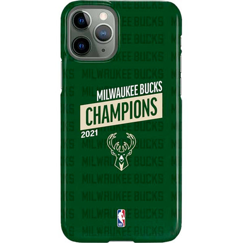 NBA Milwaukee Bucks 2021 Champions iPhone 11 Pro Lite Case
