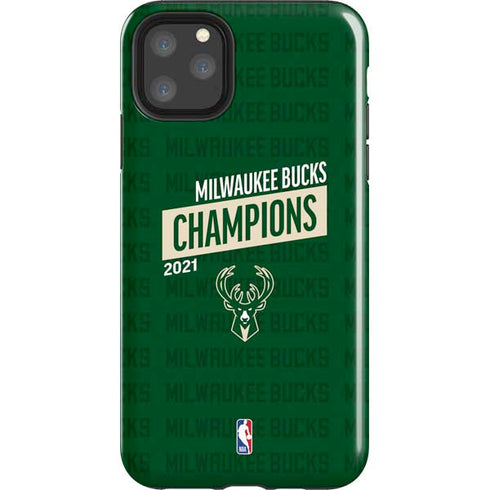 NBA Milwaukee Bucks 2021 Champions iPhone 11 Pro Max Impact Case