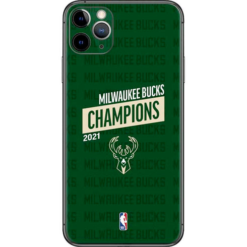 NBA Milwaukee Bucks 2021 Champions iPhone 11 Pro Max Skin
