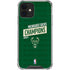 NBA Milwaukee Bucks 2021 Champions iPhone 12 Mini Clear Case