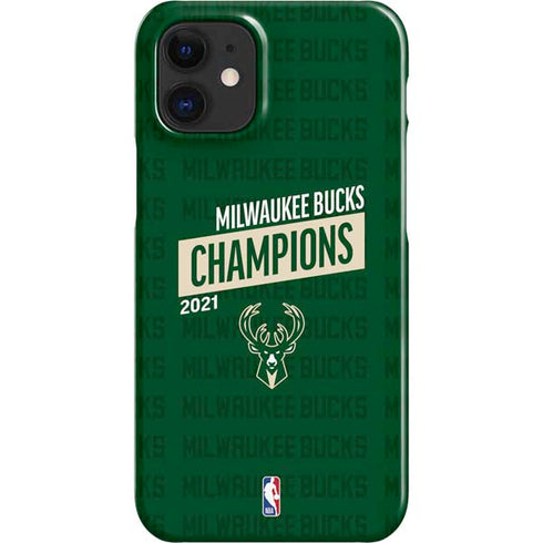 NBA Milwaukee Bucks 2021 Champions iPhone 12 Mini Lite Case